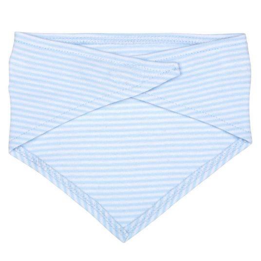 Natubini Triangle scarf - stripes - light blue