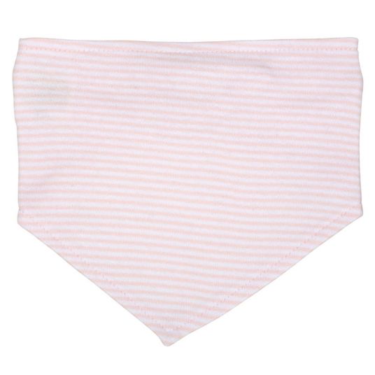 Natubini Triangle scarf - Stripes - Pink