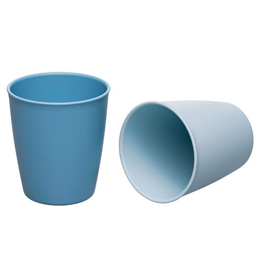 Nip Eco drinking cups 2 pack eat green - from renewable resources - Blue