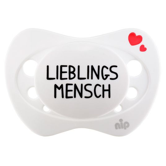 Nip Schnuller Limited Edition 0-6 M - Lieblingsmensch