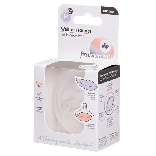 Nip Teat first moments - silicone size M