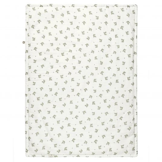 Noppies Baby blanket reversible muslin organic cotton 75 x 100 cm - Blooming Clover - Beetle