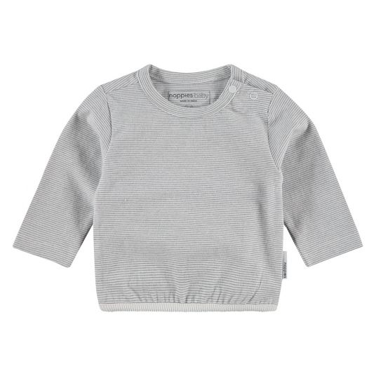 Noppies Long sleeve shirt Kahl - stripes gray - size 56