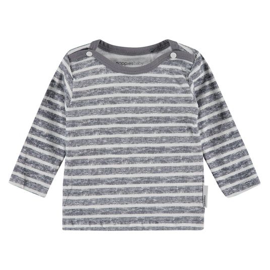Noppies Long sleeve shirt Kalispell - stripes gray melange - size 56