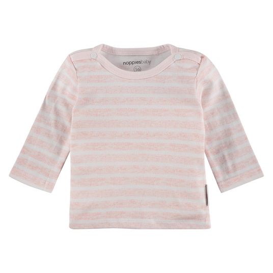 Noppies Long sleeve shirt Kalispell - striped pink melange - size 56