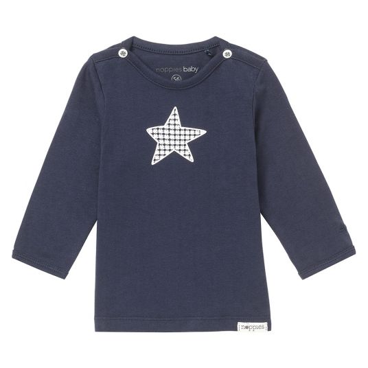 Noppies Long sleeve shirt Lucky Star - Navy - Gr. 50