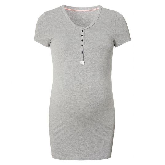 Noppies Lounge shirt with breastfeeding function Anne - Grey Melange - Gr. S