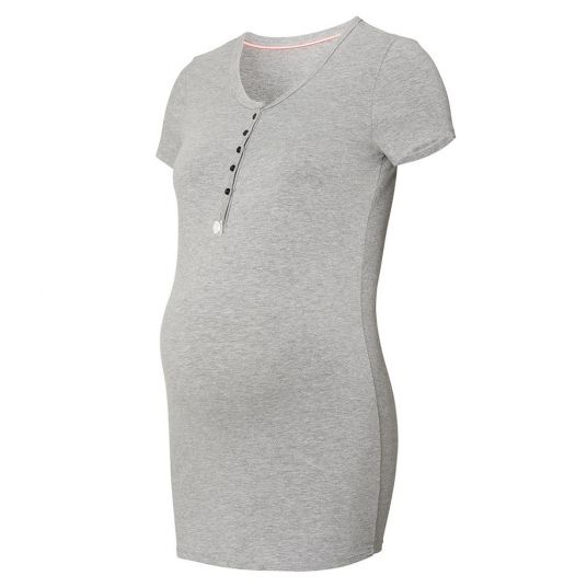 Noppies Lounge shirt with breastfeeding function Anne - Grey Melange - Gr. S