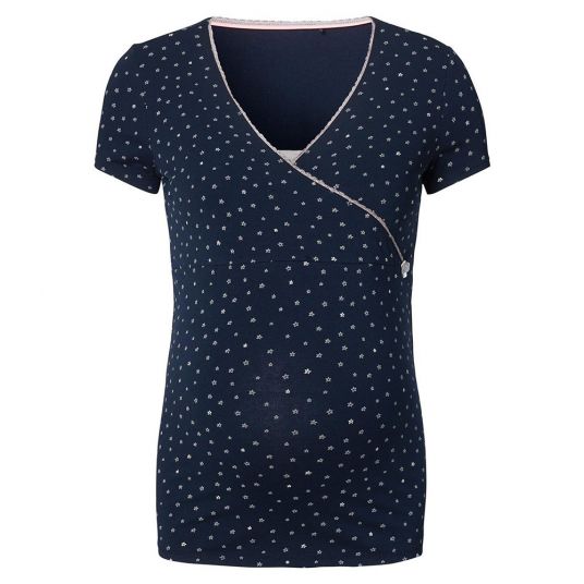 Noppies Lounge shirt with breastfeeding function Iris - Stars - Dark blue - Size S