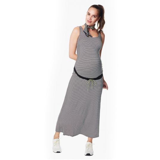 Noppies Maxi dress Emily - Striped - Black White - Size XL