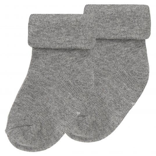 Noppies Socks 2 pack - Guzzi striped gray - size 0 - 3 months