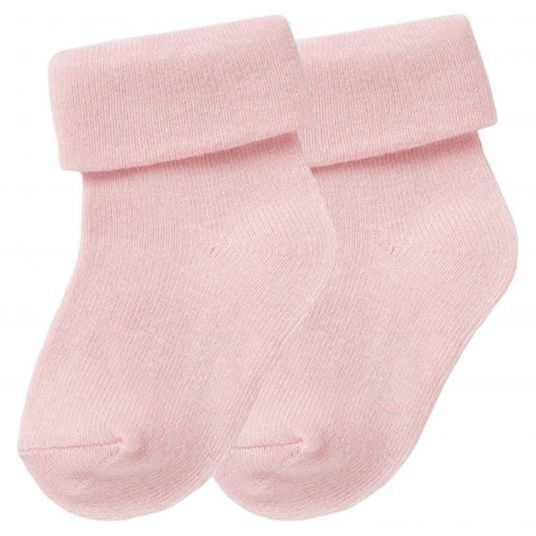 Noppies Socks 2 Pack - Naples Hearts Pink - Size 0 - 3 months