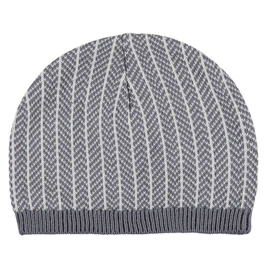 Noppies Knitted cap Kastl - Grey - Size 0M-3M