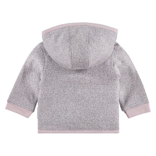 Noppies Reversible Jacket Fireplace - Pink Gray Melange - Size 50