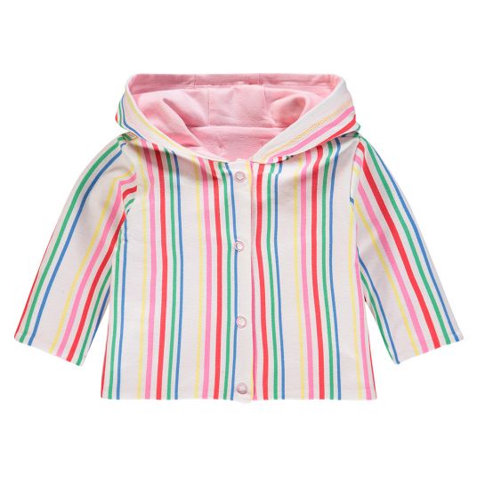 Noppies Reversible jacket with hood Rockford - Stripes Pink Multicolored - Size 56