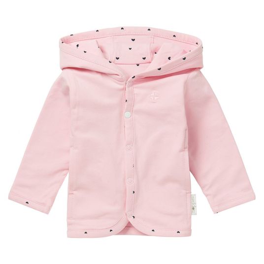 Noppies Giacca Novi reversibile - Rosa cuori - Taglia 50