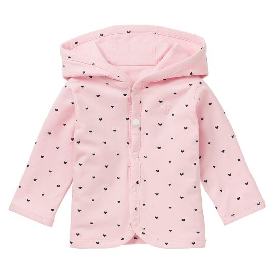 Noppies Giacca Novi reversibile - Rosa cuori - Taglia 50