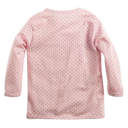 Noppies Wrap shirt long sleeve - polka dots pink - size 68