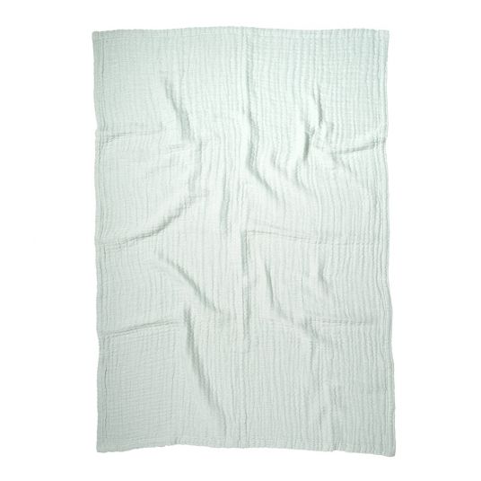 nordic coast company Baby blanket / cuddle blanket muslin- 120 x 90 cm - Mint