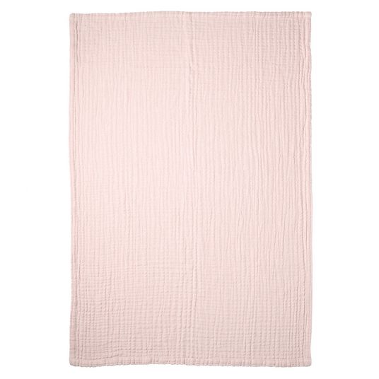 nordic coast company Baby blanket / cuddle blanket muslin- 120 x 90 cm - Pink