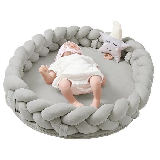nordic coast company Baby Nest / Cuddle Nest - Woven - Gray