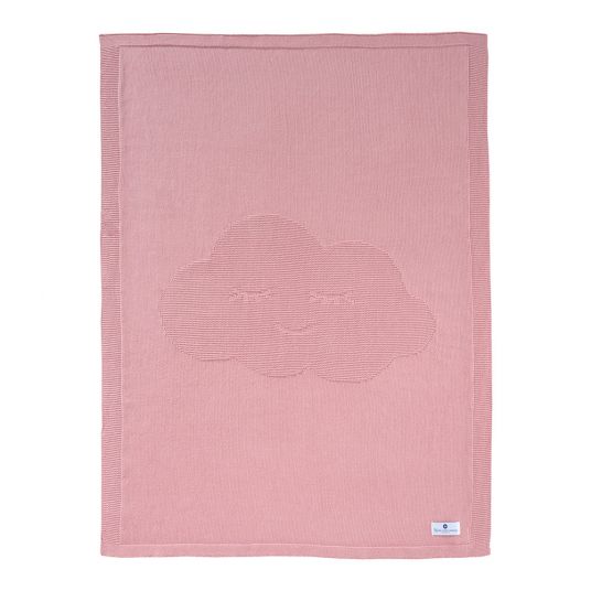 nordic coast company Cotton baby blanket - Cloud - Berry