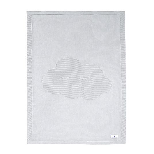 nordic coast company Cotton baby blanket - Cloud - Grey