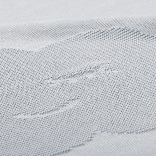 nordic coast company Cotton baby blanket - Cloud - Grey