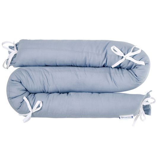 nordic coast company Bed Snake / Nest Roll - Blue