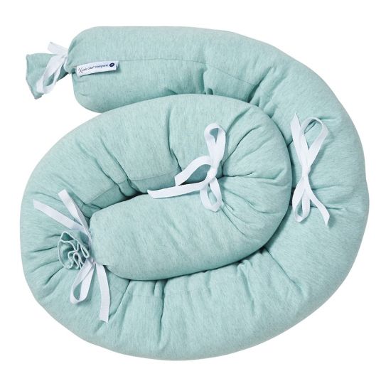 nordic coast company Bed Snake / Nest Roll - Mint