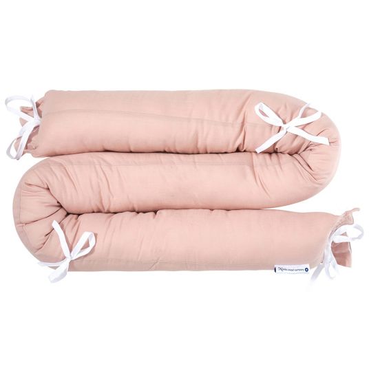 nordic coast company Bed Snake / Nest Roll - Pink