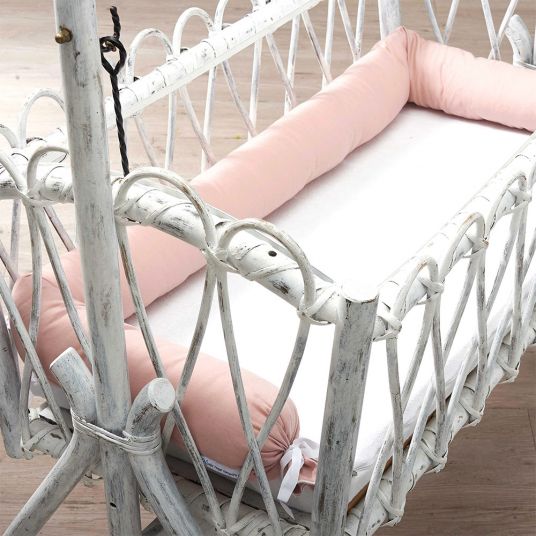 nordic coast company Bed Snake / Nest Roll - Pink