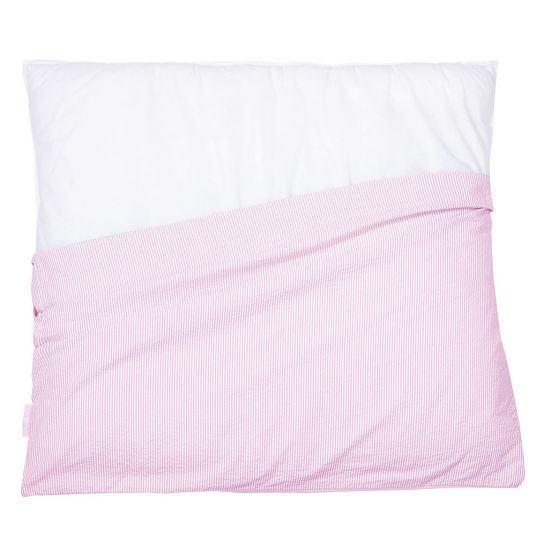 nordic coast company Changing mat - Pink / White