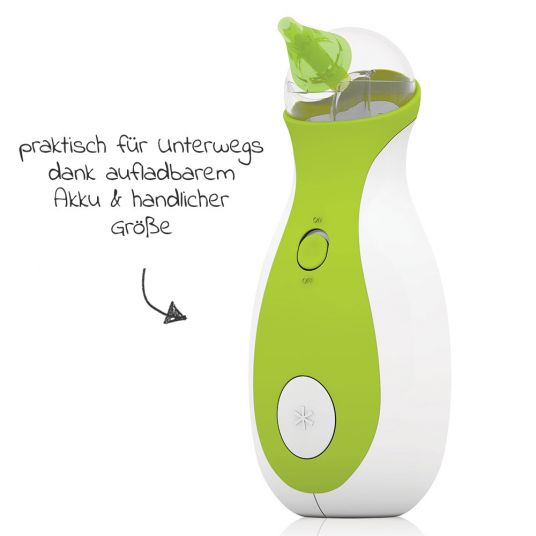 nosiboo Aspiratore nasale elettrico Go - con batteria ricaricabile - Verde