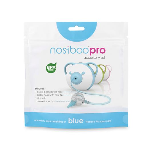 nosiboo Ersatzpackung Family Pack für elektrischen Nasensauger Pro - Blau