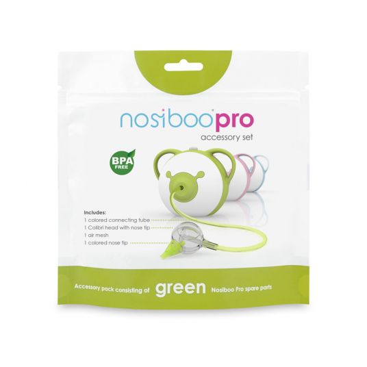 nosiboo Ersatzpackung Family Pack für elektrischen Nasensauger Pro - Grün