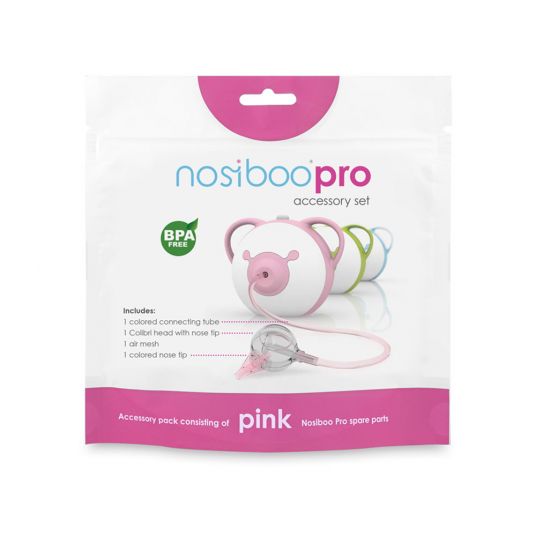 nosiboo Ersatzpackung Family Pack für elektrischen Nasensauger Pro - Rosa