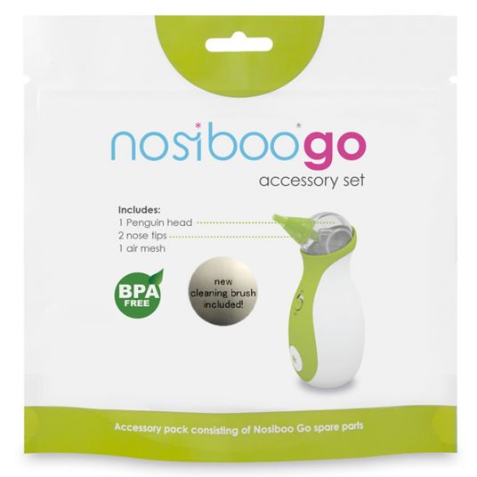 nosiboo Replacement pack for electric nasal aspirator Go - Green