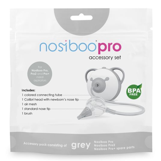 nosiboo Replacement pack for electric nasal aspirator Pro - gray