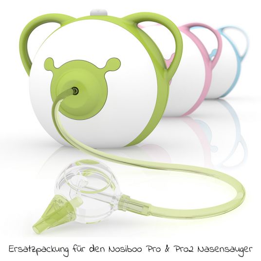nosiboo Ersatzpackung für elektrischen Nasensauger Pro - Grün
