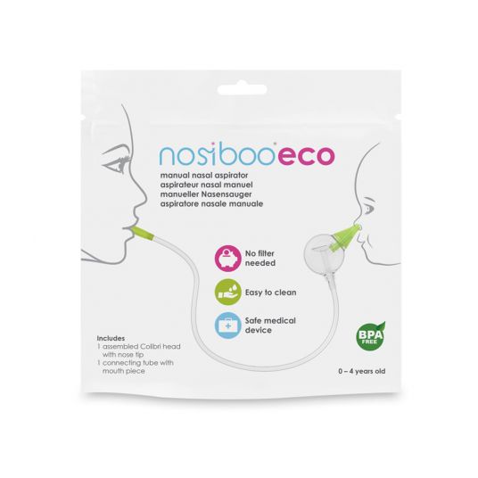 nosiboo Mundbetriebener Nasensauger Eco