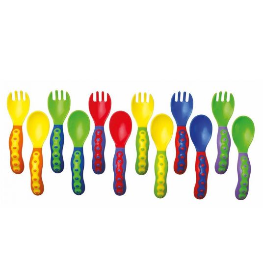 Nuby 2-pcs. cutlery set size 1 - different designs