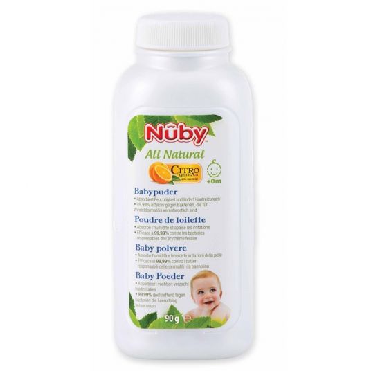 Nuby Baby Powder Citroganix All Natural 90 g