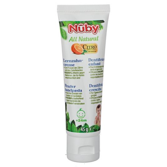 Nuby Learning toothpaste for children Citroganix All Natural 45 g