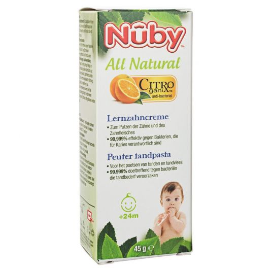 Nuby Lernzahncreme für Kinder Citroganix All Natural 45 g