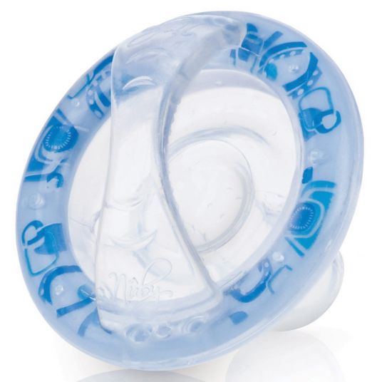 Nuby Pacifier Soft Flex - Silicone from 6 M - Blue