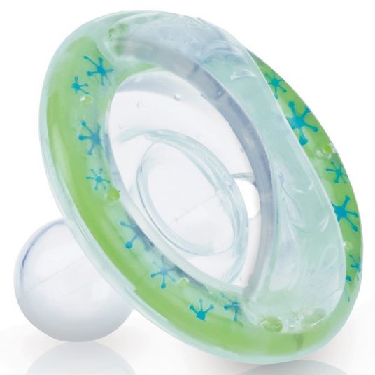 Nuby Pacifier Soft Flex - Silicone from 6 M - Green