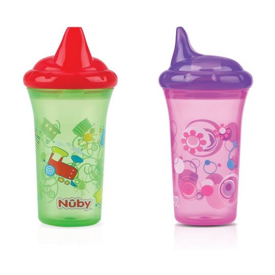 Nuby Drinking cup Colour 270 ml leak proof - different designs