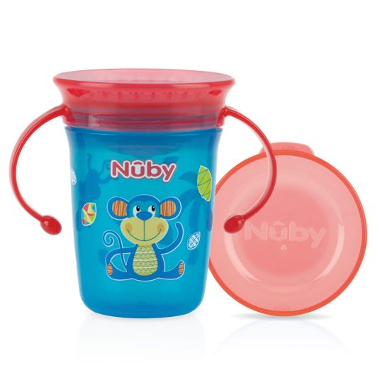 Nuby Drink learning cup 360° Wonder Cup 240 ml - monkey