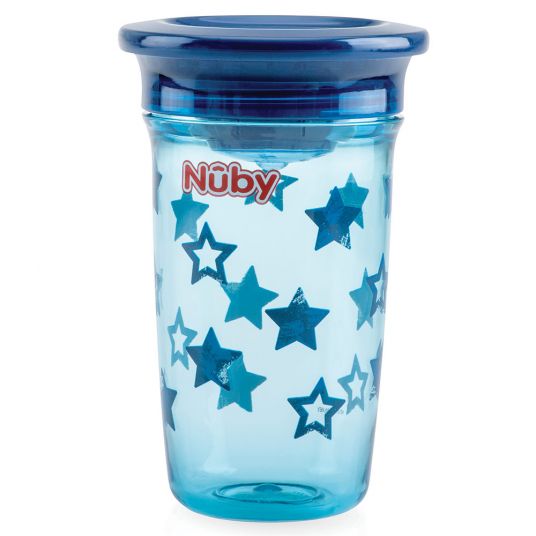 Nuby Trinklern-Becher 360° Wonder Cup 300 ml aus Tritan - Blau